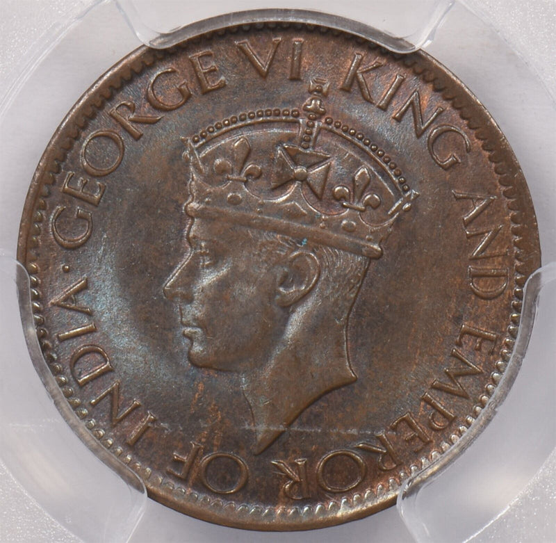 Ceylon 1942 Cent PCGS MS 64 BROWN KM-111a No PM PI0070 combine shipping