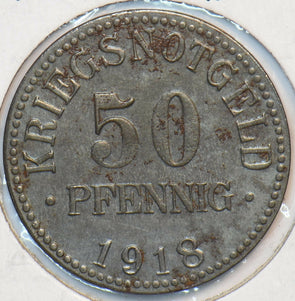 Germany 1918 50 Pfennig Horse animal Brunswick 296411 combine shipping