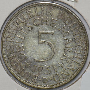 Germany 1951 D 5 Mark 195169 combine shipping