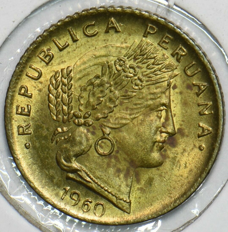 Peru 1960 5 Centavos 196599 combine shipping