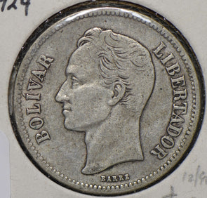 Venezuela 1924 2 Bolivares Horse animal  290620 combine shipping