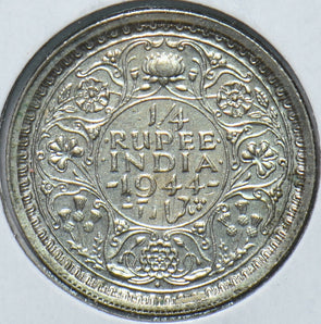 British India 1944 1/4 Rupee 294018 combine shipping