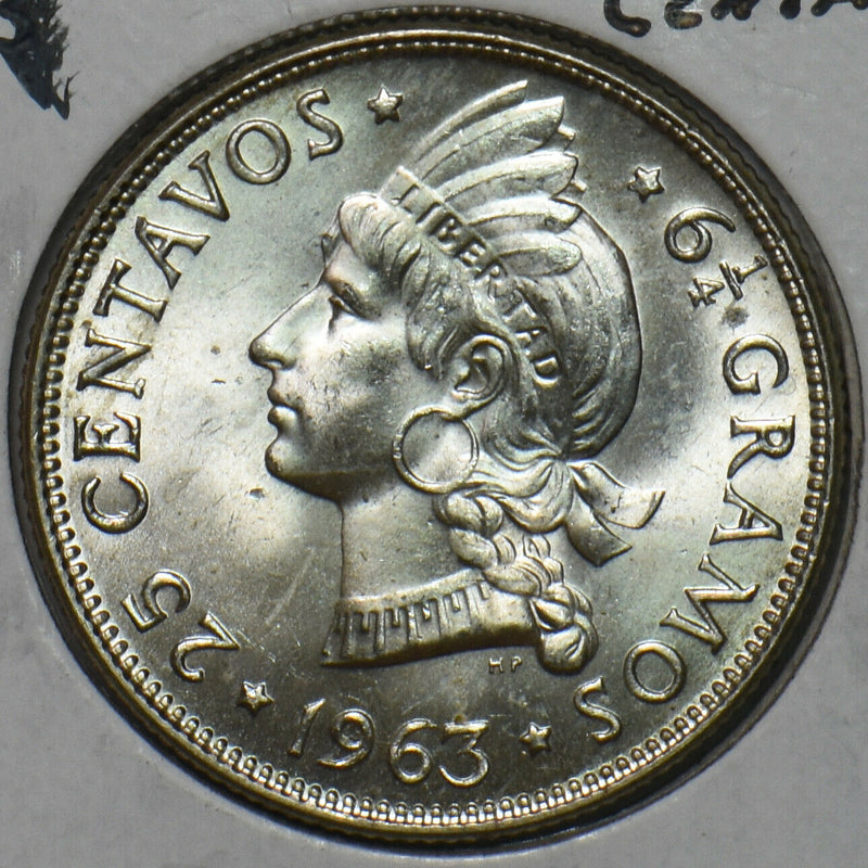 Dominican Republic 1963 25 Centavos 491239 combine shipping