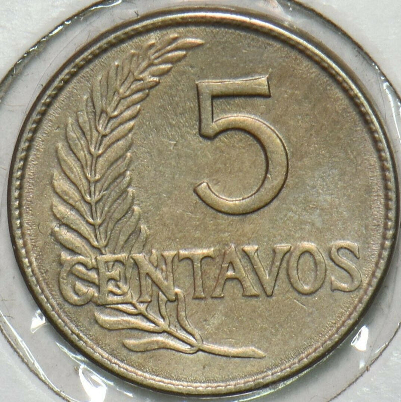 Peru 1918 5 Centavos UNC 196619 combine shipping
