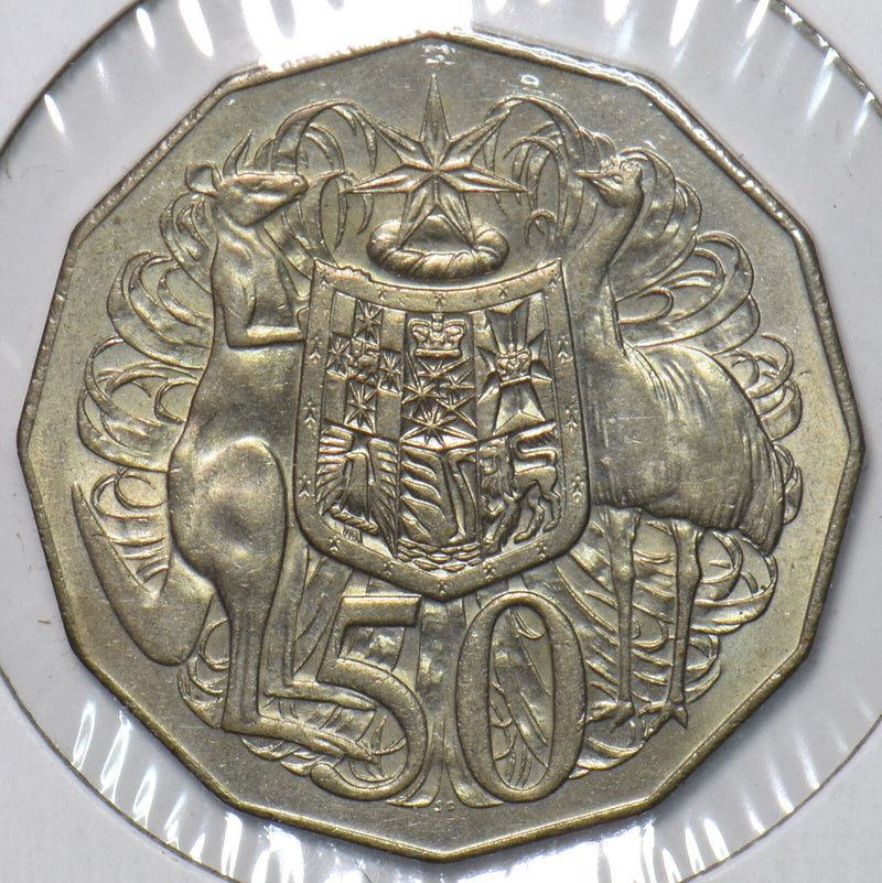 Australia 1978 50 Cents Kangaroo animal Emu 195204 combine shipping