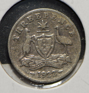 Australia 1922 3 Pence  901272 combine shipping