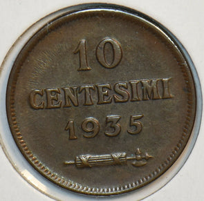San Marino 1935 10 Centesimi 195988 combine shipping
