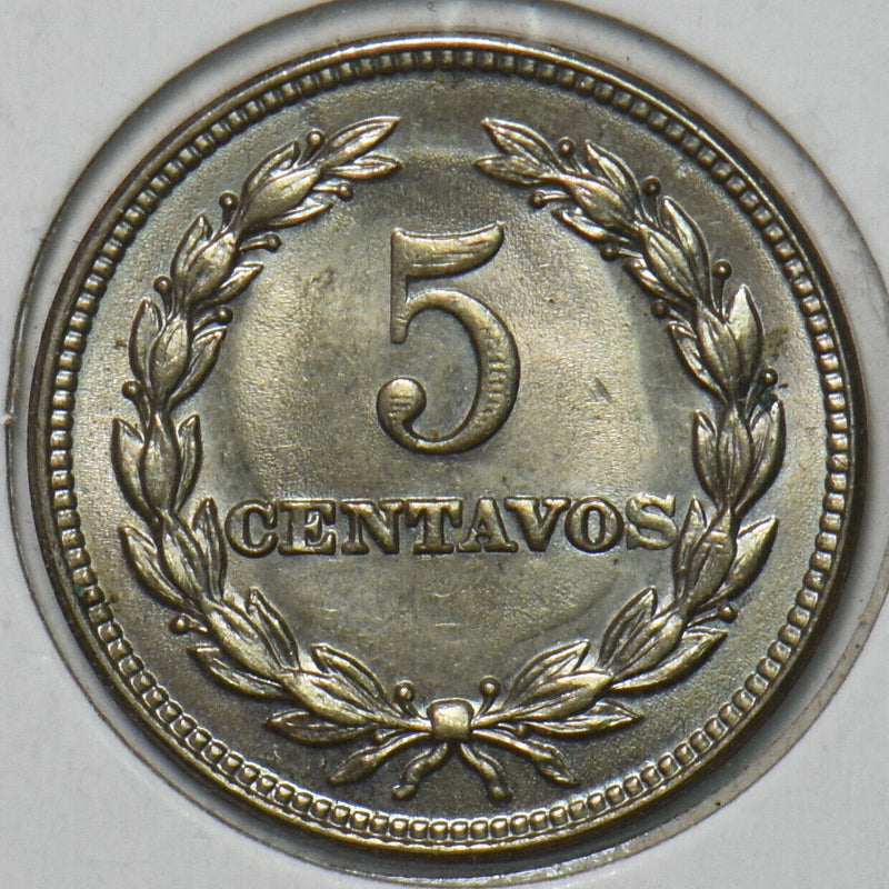 El Salvador 1967 5 Centavos 296997 combine shipping