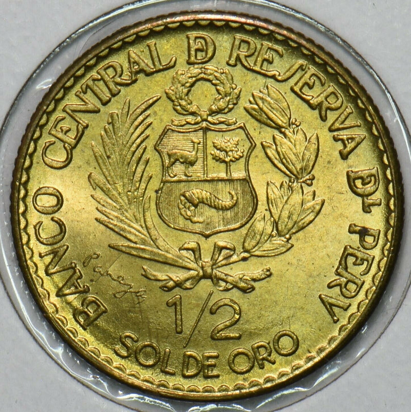 Peru 1965 1/2 Sol 196593 combine shipping