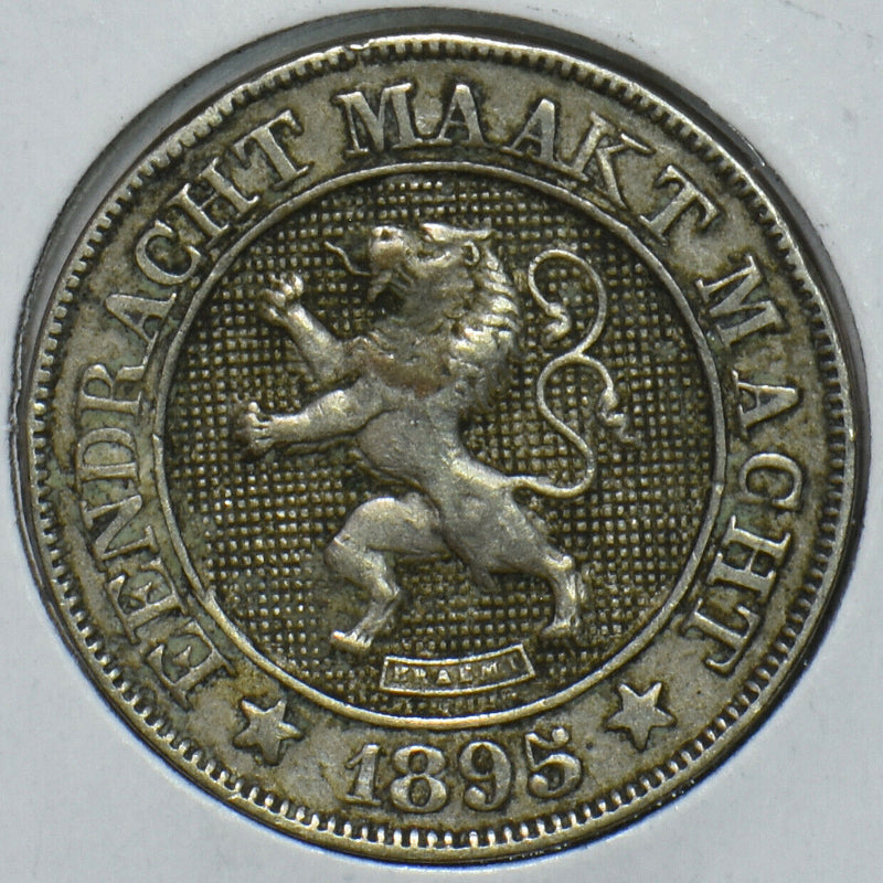 Belgium 1895 10 Centimes Lion animal 195845 combine shipping