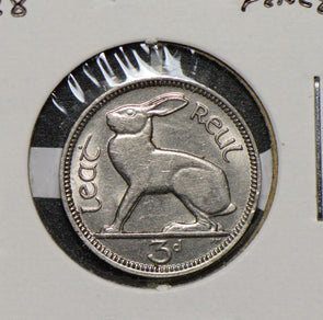 Ireland 1928 3 Pence Rabbit animal  290609 combine shipping