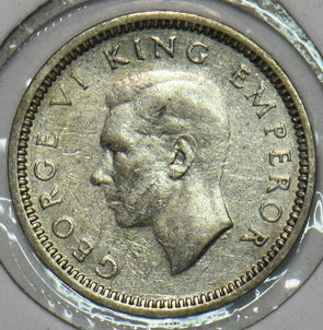 New Zealand 1945 3 Pence 152408 combine shipping