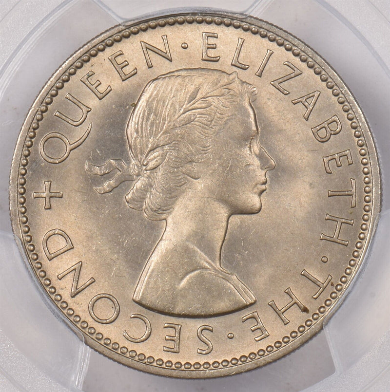 New Zealand 1963 Florin Kiwi Bird animal PCGS MS 65 PI0136 combine shipping