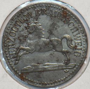 Germany 1918 50 Pfennig Horse animal Brunswick 296411 combine shipping