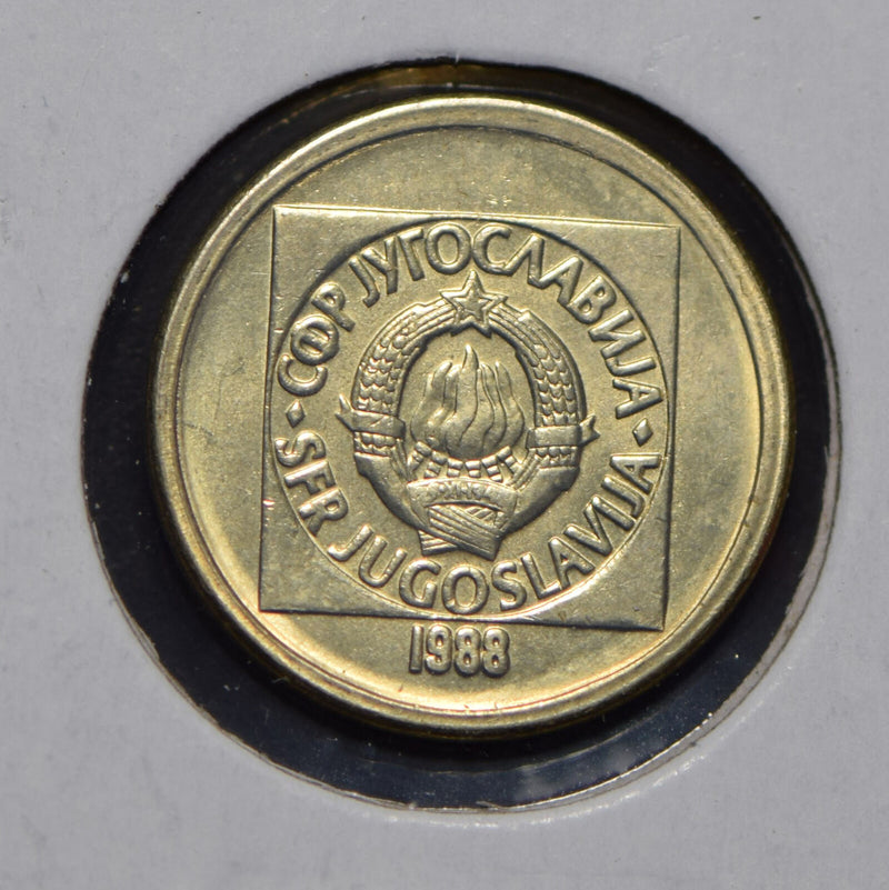 Yugoslavia 1988 10 Dinara  901040 combine shipping