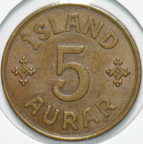 Iceland 1942 5 Aurar 192398 combine shipping