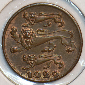 Estonia 1929 Sent Lion animal 151790 combine shipping