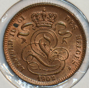 Belgium 1902 Cent Lion animal 297053 combine shipping