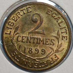 France 1899 2 Centimes 491182 combine shipping
