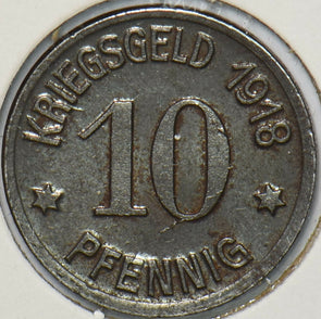 Germany 1918 10 Pfennig Coblenz 296455 combine shipping