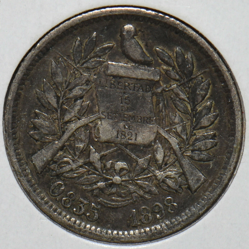 Guatemala 1898 2 Reales 195765 combine shipping