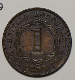 British Honduras 1947 George IV, Y.19 1 Cent  290647 combine shipping