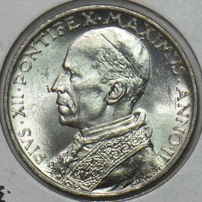 Vatican 1940 5 Lira Pope Pius XII 491139 combine shipping