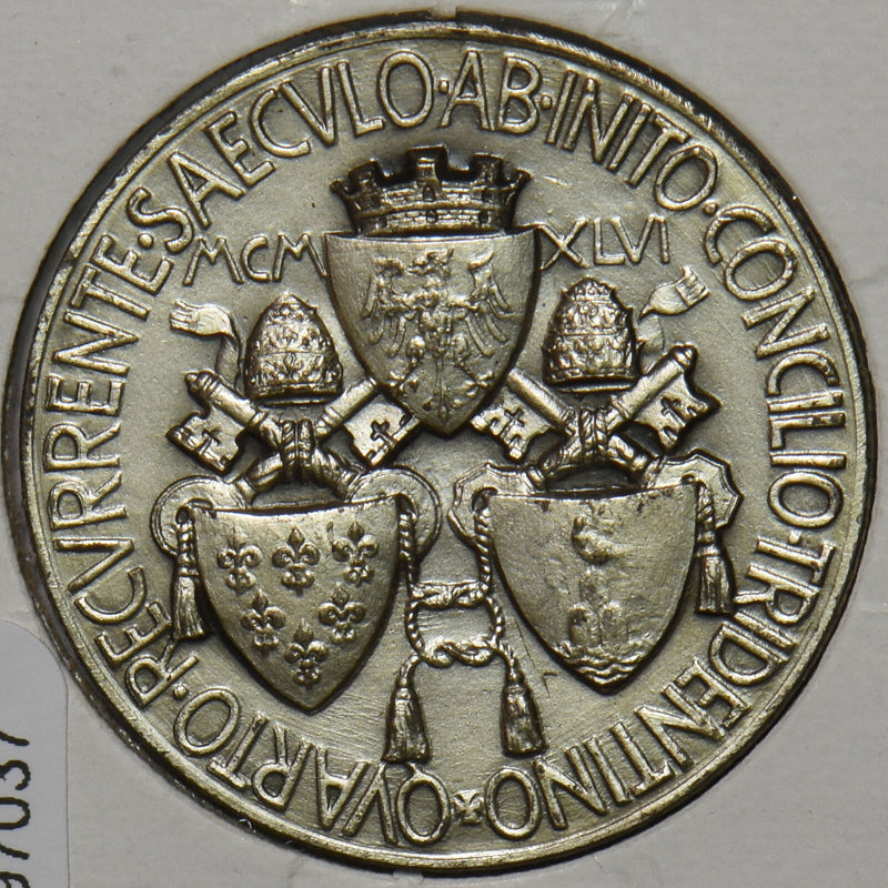 Vatican 1945 Medal Pius XI-Paul VI (from 1922 to 1978) Pius XII 1939/1958 1945 Y