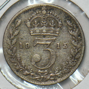 Great Britain 1915 3 Pence/Threepence 151817 combine shipping