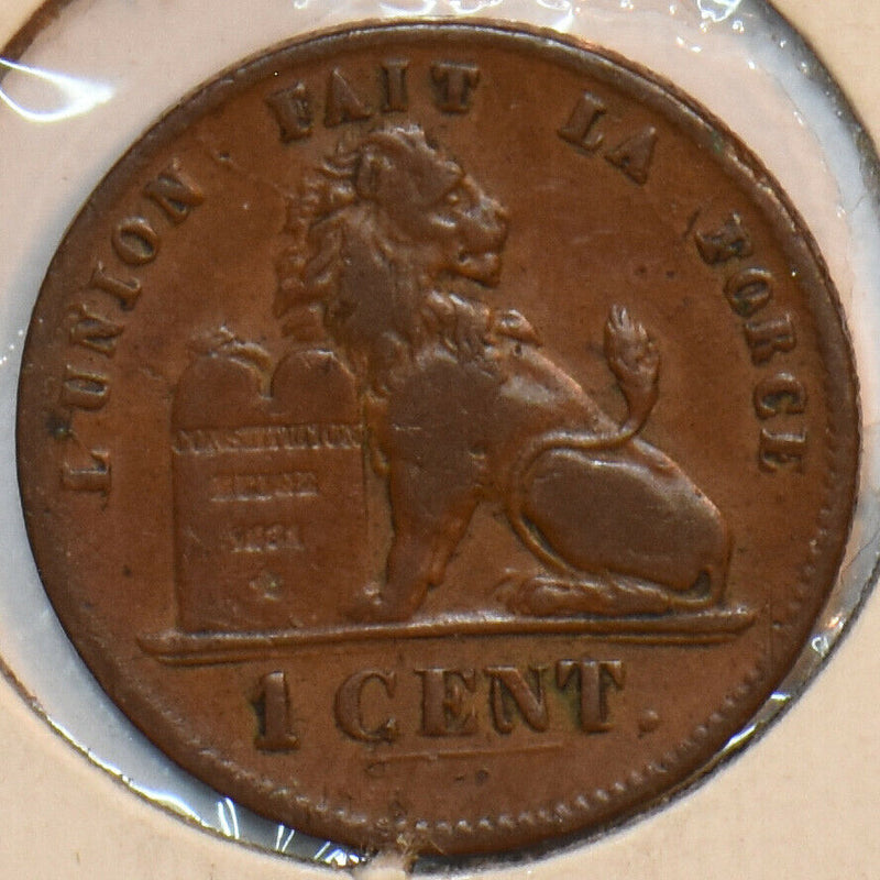 Belgium 1856 Centime Lion animal 491251 combine shipping