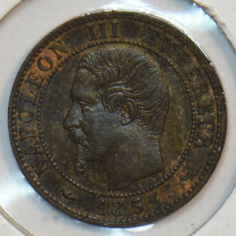 France 1853 W Centime Eagle animal 491262 combine shipping