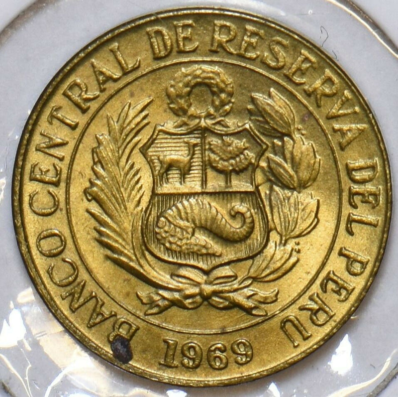 Peru 1969 5 Centavos 196606 combine shipping