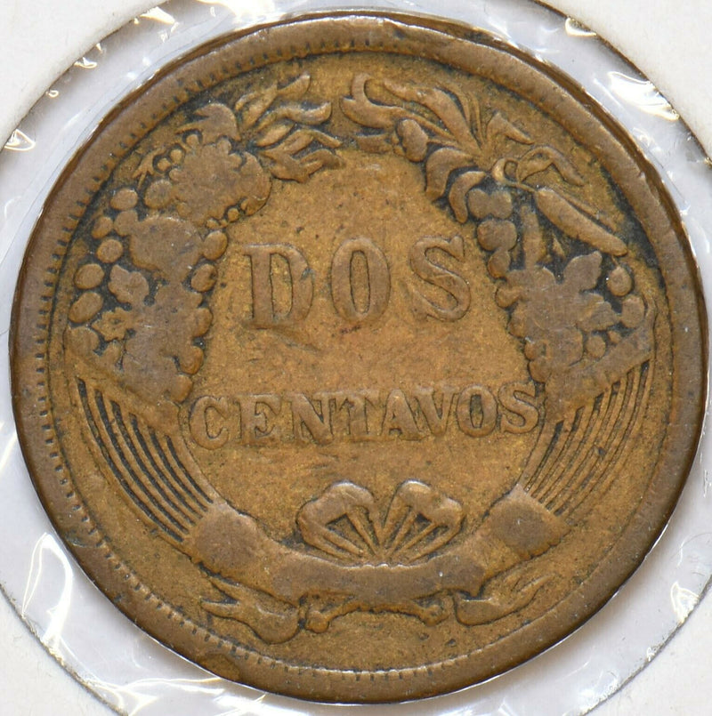 Peru 1895 2 Centavos 196618 combine shipping