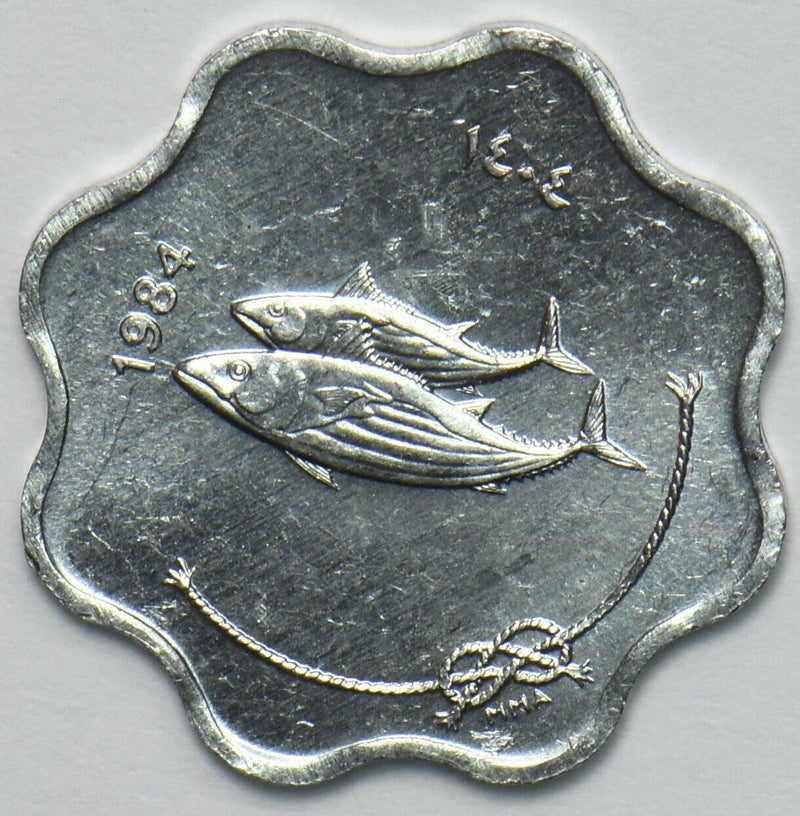 Maldives 1984 AH 1404 5 Laari Bonito Fish animal 152417 combine shipping