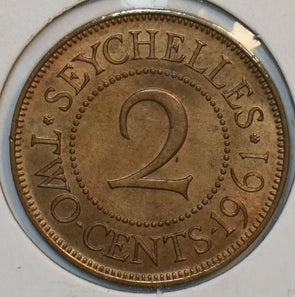 Seychelles 1961 2 Cents 195984 combine shipping
