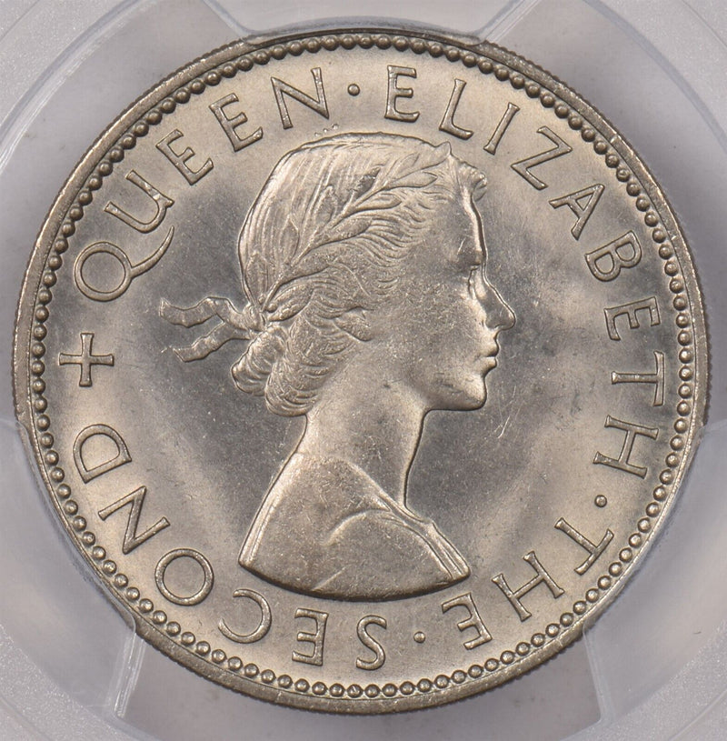 New Zealand 1963 Florin Kiwi Bird animal PCGS MS 65 PI0137 combine shipping