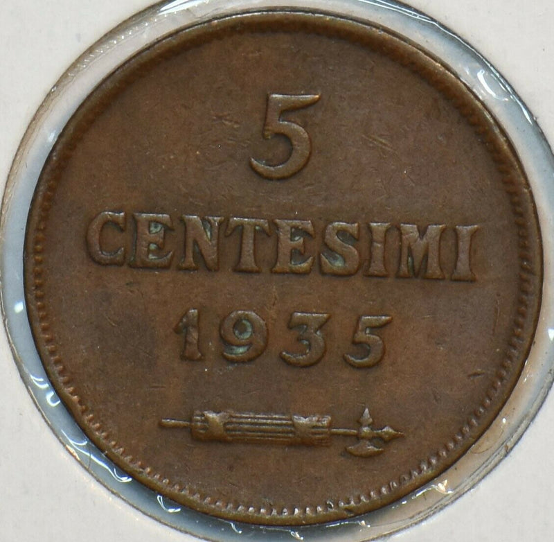 San Marino 1935 5 Centesimi 195989 combine shipping