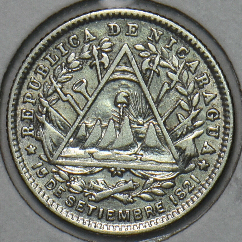 Nicaragua 1881 H 10 Centavos 491043 combine shipping