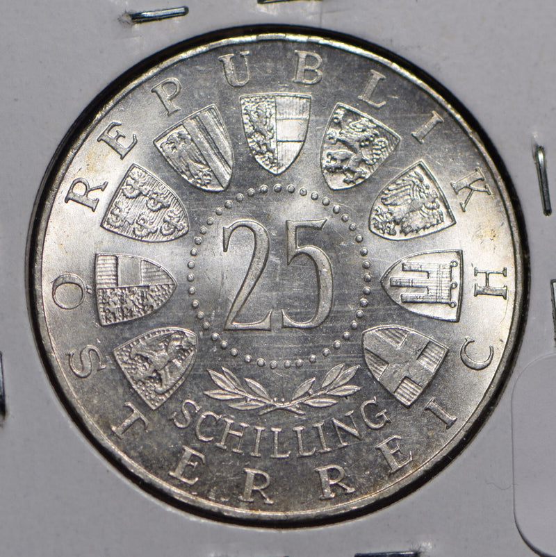 Austria 1963 Prince Eugen 25 Schilling 300th Anniversary of Prince Eugen 292045