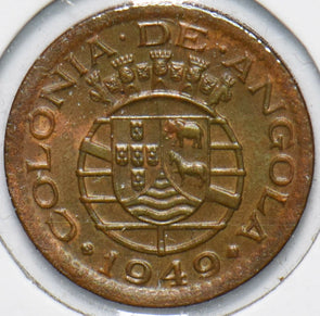 Angola 1949 10 Centavos Elephant animal Horse Portuguese Colony 293268 combine s