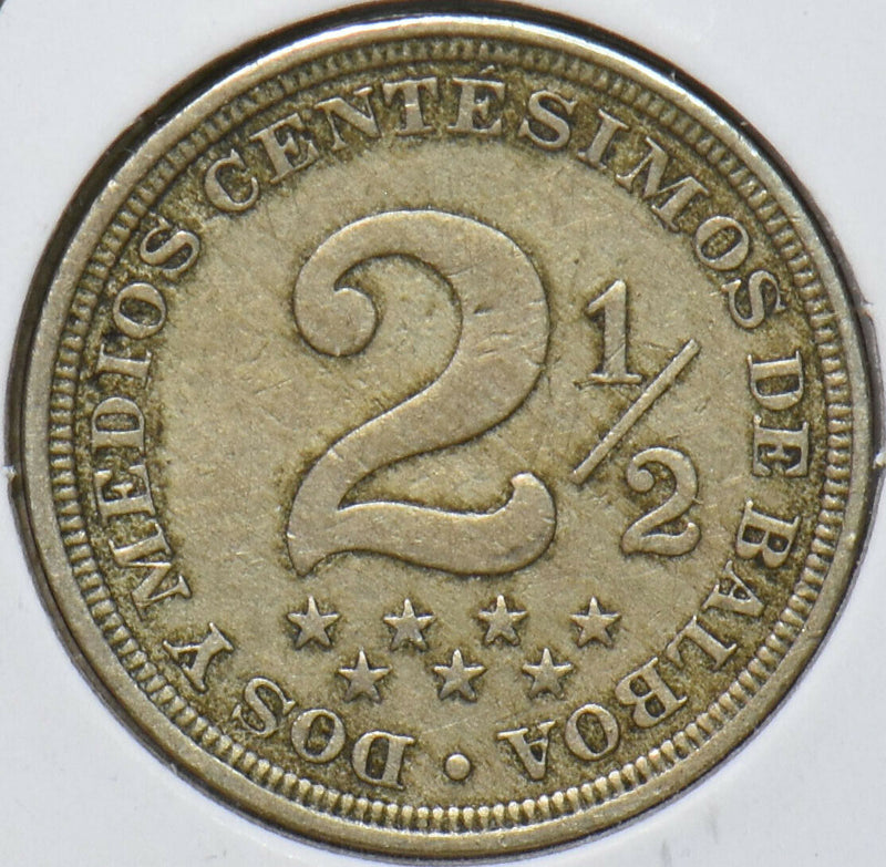Panama 1907 2 1/2 Centesimos 151474 combine shipping