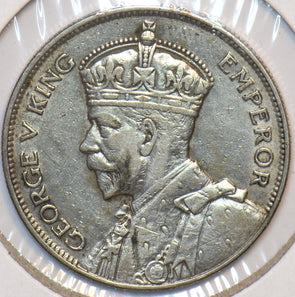 New Zealand 1934 1/2 Crown 296412 combine shipping