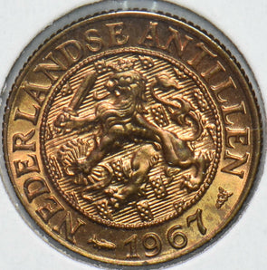 Netherlands Antilles 1967 Cent Lion animal 192312 combine shipping