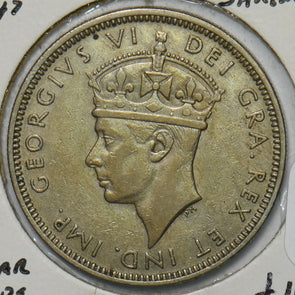 Cyprus 1947 1 year type 2 Shillings Lion animal 491159 combine shipping