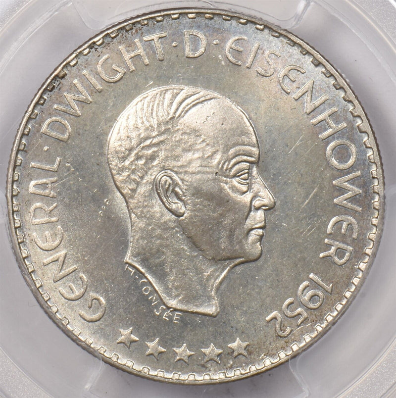 Germany 1952 HM 2 1/2 Europinos PCGS MS 65 Eisenhower X#11 PI0206 combine shippi