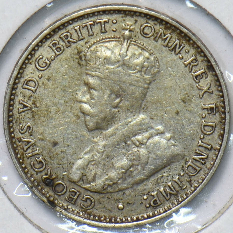 Australia 1934 3 Pence Kangaroo animal Ostrich Georgivs V 293322 combine shippin