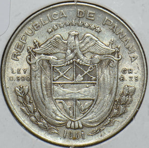 Panama 1961 1/4 Balboa 296421 combine shipping