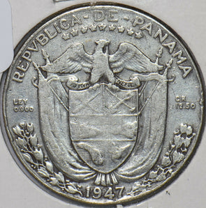 Panama 1947 1/2 Balboa 296424 combine shipping