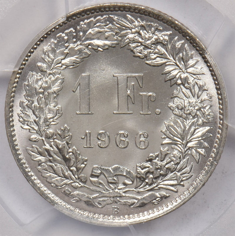 Switzerland 1966 B Franc PCGS MS 66 PI0209 combine shipping