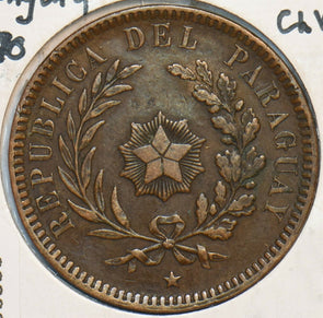Paraguay 1870 2 Centesimos 296883 combine shipping